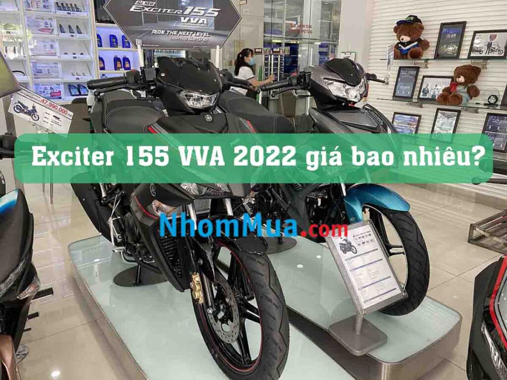 Exciter 155 VVA 2022 giá bao nhiêu