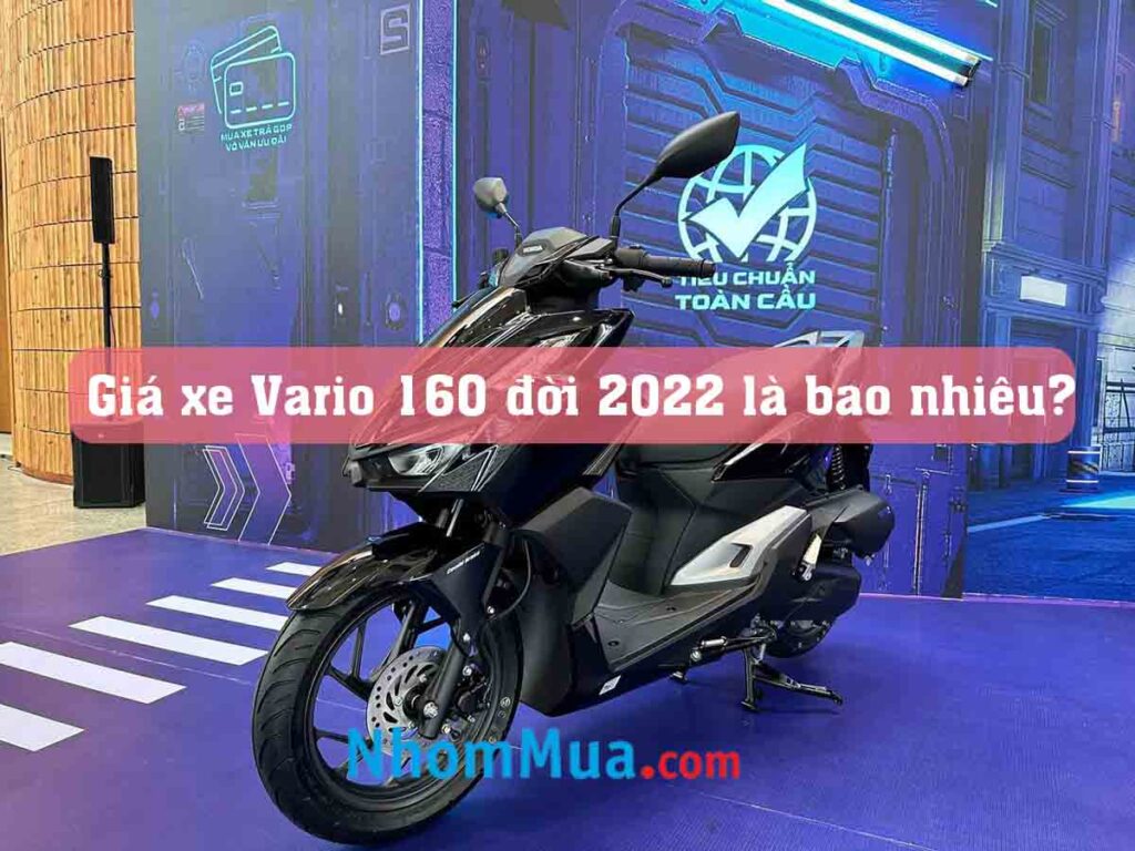 gia xe vario 160 doi 2022