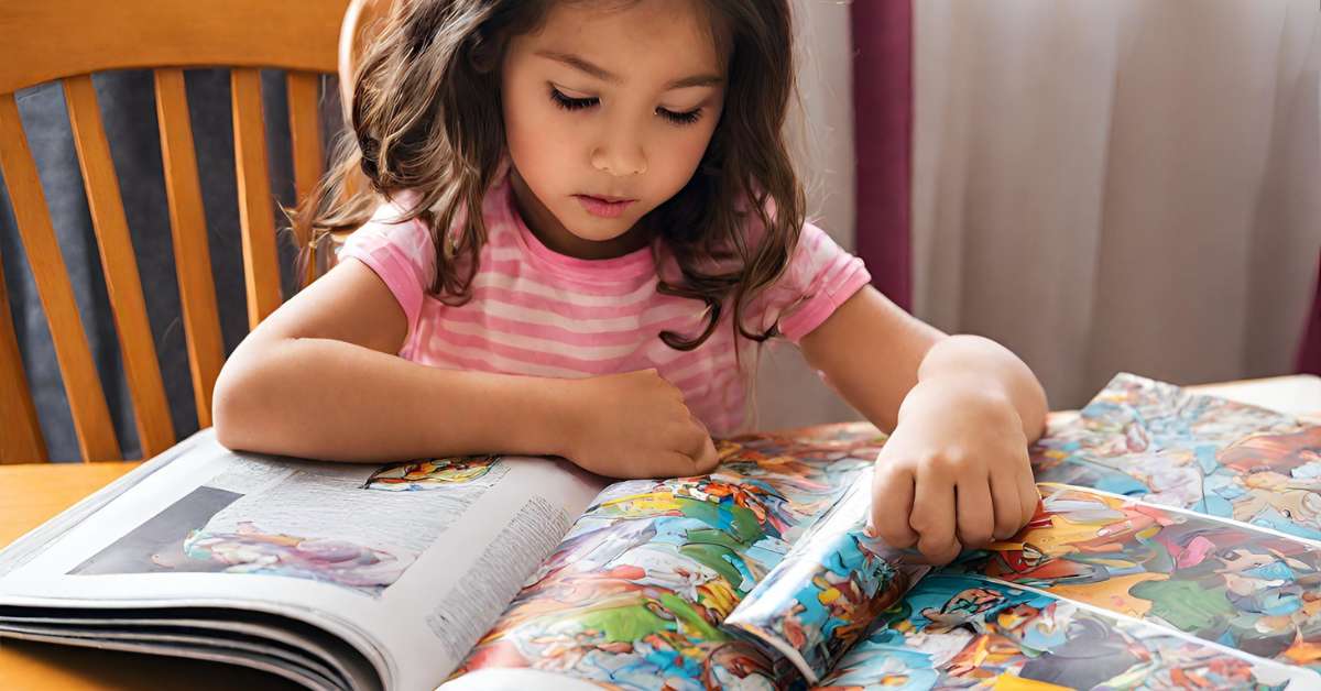 Truyện tranh là món quà thú vị và bổ ích cho bé gái 4 tuổi