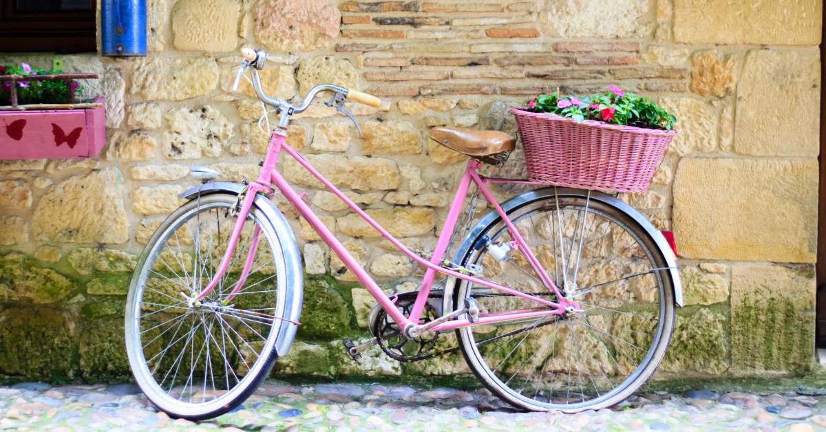 Xe đạp để con vi vu