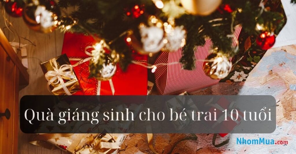 quà giáng sinh cho bé trai 10 tuổi
