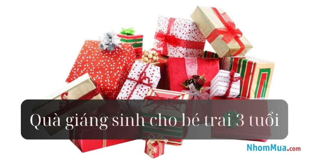 quà giáng sinh cho bé trai 3 tuổi