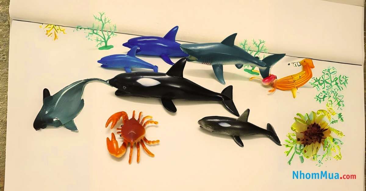 Tặng mô hình động vật làm quà noel cho bé trai 1 tuổi