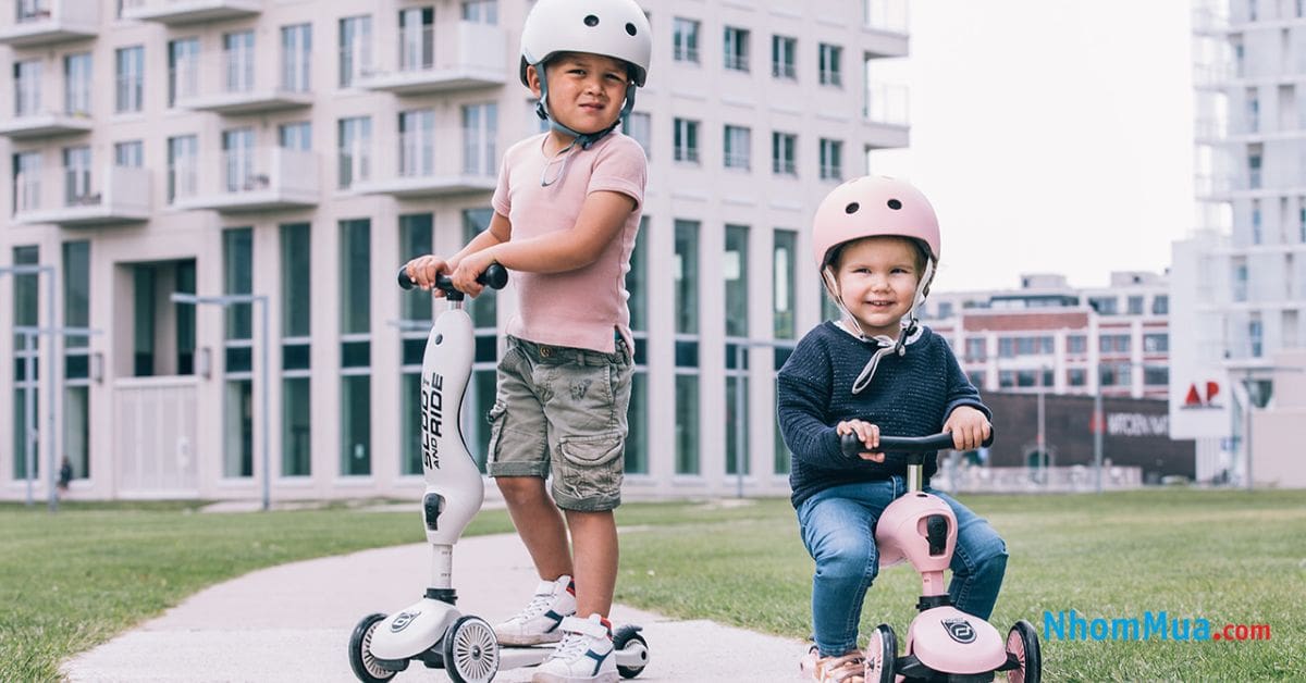 Xe trượt scooter giúp bé hạn chế các thiết bị điện tử