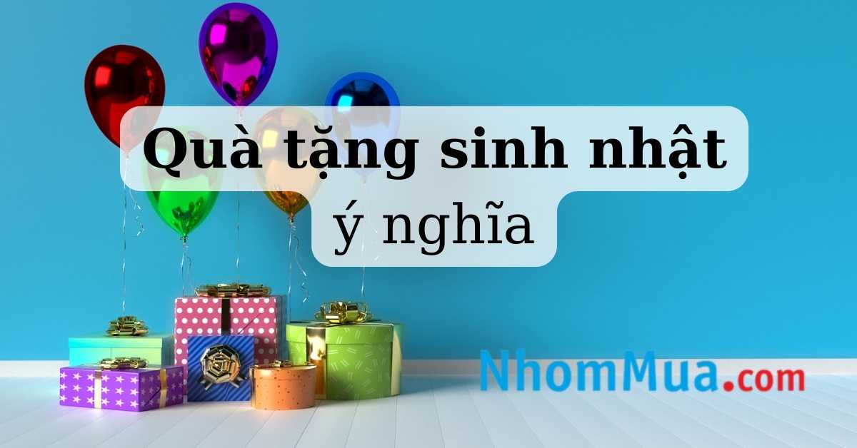 quà tặng sinh nhật